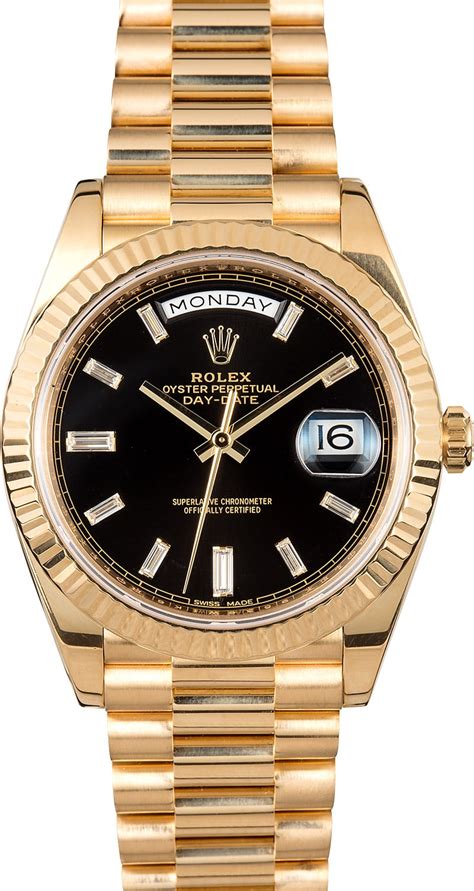 rolex day date gold 40mm price|rolex day date 40 presidential.